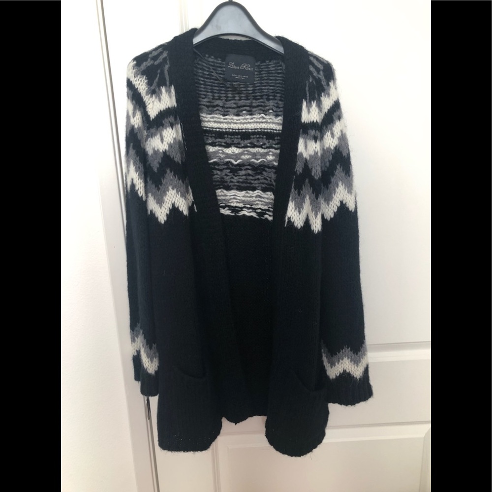 Zara long cardigan with pattern
